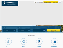 Tablet Screenshot of fireislandhotel.com